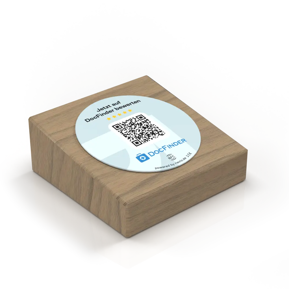 Docfinder - Thekendisplay Holz