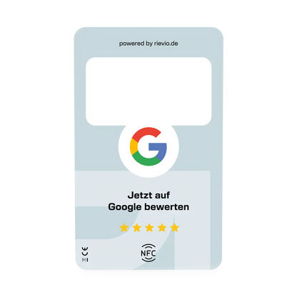 Google - NFC-Bewertungskarte