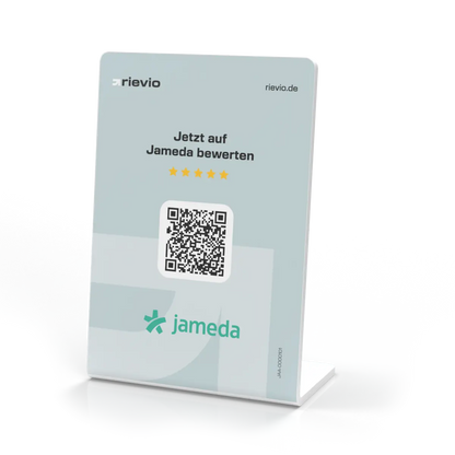 Jameda - Thekenaufsteller Acryl