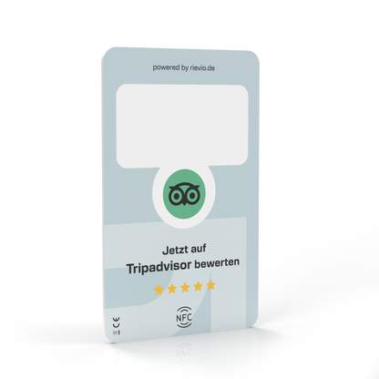 Tripadvisor - NFC-Bewertungskarte