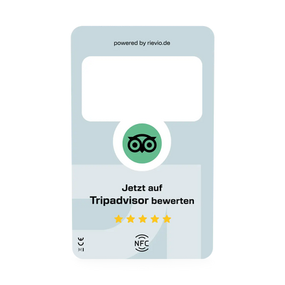 Tripadvisor - NFC-Bewertungskarte