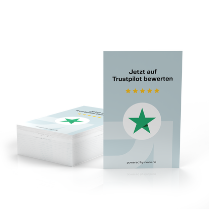 Trustpilot - Bewertungskarten